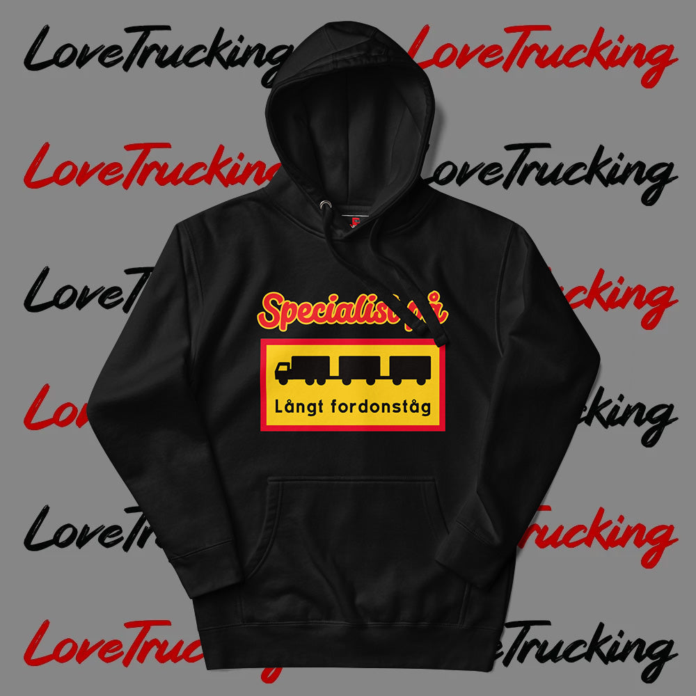 "Långt Fordonståg" Hoodie