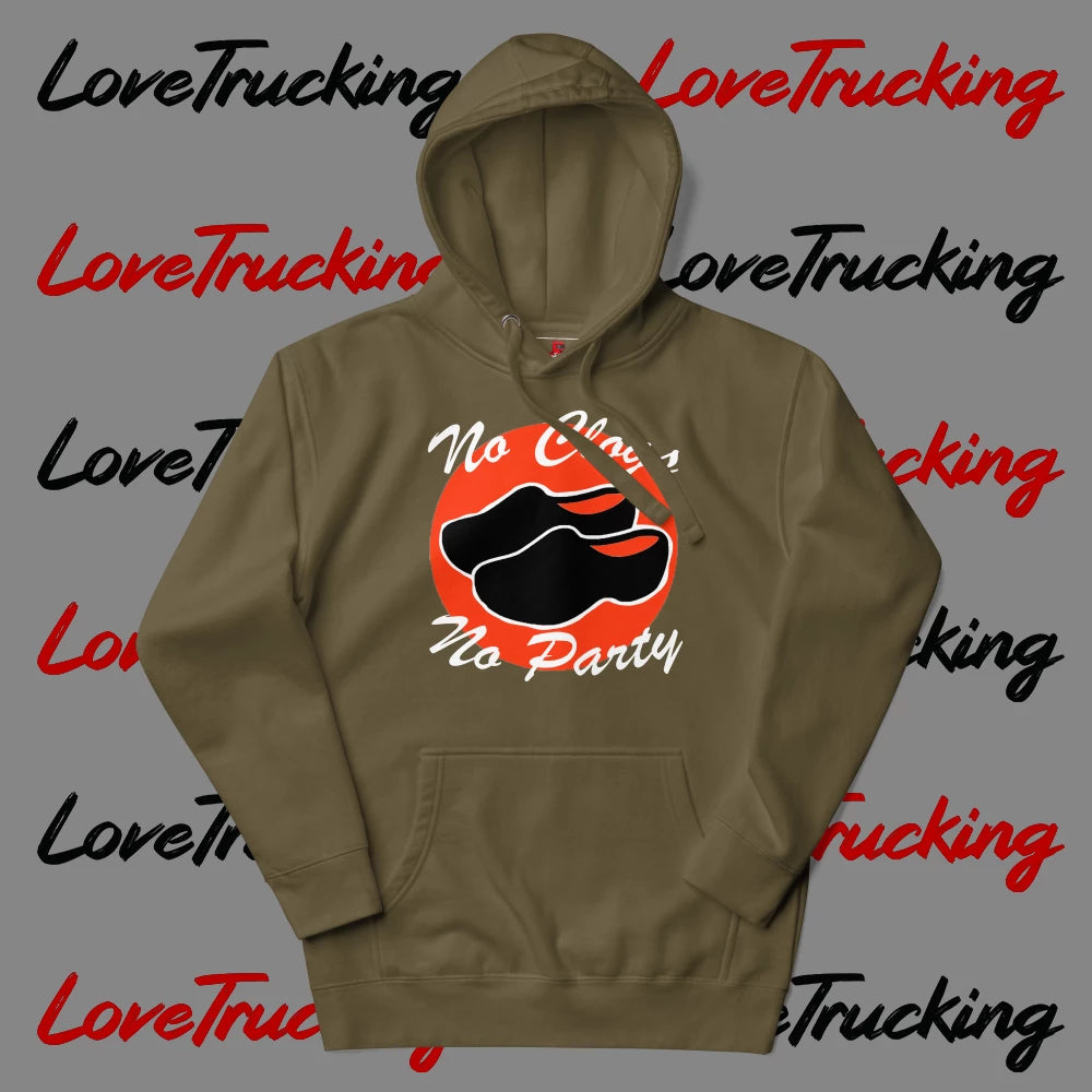 "No Clogs No Party" Hoodie